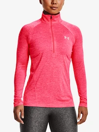 Dames hoodie Under Armour Tech 1/2 Zip - Twist-PNK