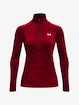 Dames hoodie Under Armour  Tech 1/2 Zip - Twist-RED