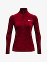 Dames hoodie Under Armour  Tech 1/2 Zip - Twist-RED