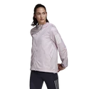 Dames jas adidas Bezit de vlucht Hooded Running Windbreaker Almost Pink L