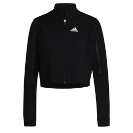 Dames jas adidas Tennis Primeknit Jacket Primeblue Aeroready Black