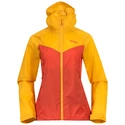 Dames jas Bergans  Microlight W Jacket Brick/Light Golden Yellow