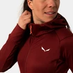 Dames jas Salewa  Puez polarlite hooded Syrah