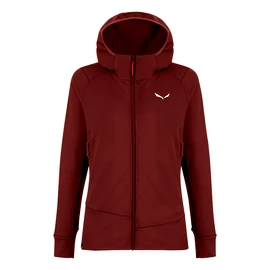 Dames jas Salewa Puez polarlite hooded Syrah