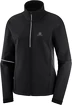 Dames jas Salomon  Agile Softshell Jacket Black