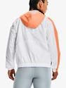 Dames jas Under Armour  Rush Woven FZ Jacket-WHT