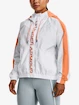 Dames jas Under Armour  Rush Woven FZ Jacket-WHT