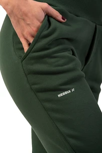 Dames joggingbroek Nebbia  High-Waist Loose Fit Sweatpants "Feeling Good" 409 dark green