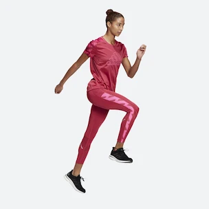 Dames legging adidas Bezit de vlucht Celebration Running Long Pink