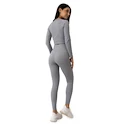 Dames legging GymBeam  FLO Ribbed Leggings Grey