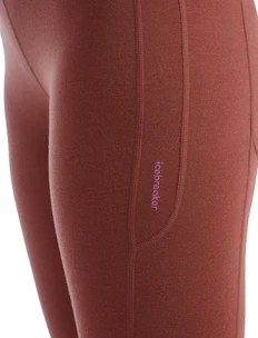 Dames legging Icebreaker  Fastray High Rise Tights Grape S