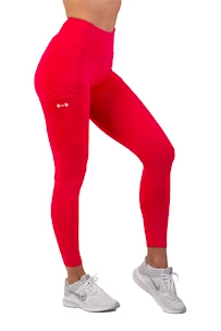 Dames legging Nebbia  Active High-Waist Smart Pocket Leggings 402 pink L