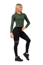 Dames legging Nebbia High-Waist ¾ Length Sporty Leggings 404 black