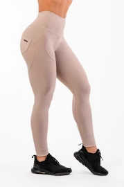 Dames legging Nebbia High Waist & Lifting Effect Bubble Butt Pants cream