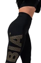 Dames legging Nebbia Intense Gold Print leggings 827 black