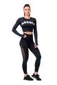 Dames legging Nebbia  Mesh leggings high waist black