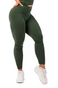 Dames legging Nebbia  Organic Cotton Ribbed High Waist Leggings 405 dark green