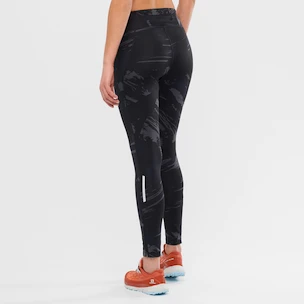 Dames legging Salomon  Agile Long Tight Black/AO XS