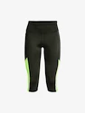 Dames legging Under Armour  Fly Fast 3.0 Speed Capri-GRN