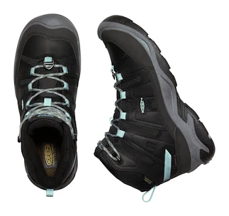 Dames outdoorschoenen Keen Circadia Mid Polar Black/Cloud Blue