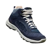 Dames outdoorschoenen Keen Terradora Flex Mid Wp Vintage Indigo/Peachy Keen