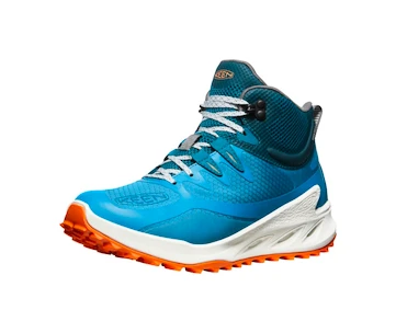 Dames outdoorschoenen Keen Zionic Mid Wp Fjord Blue/Tangerine