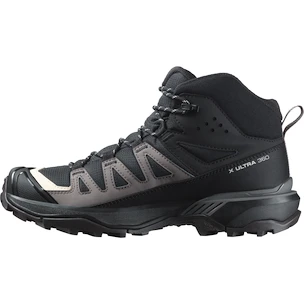 Dames outdoorschoenen Salomon X Ultra 360 Mid Gore-Tex Black/Plum Kitten/Shale