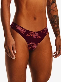 Dames string Under Armour PS Thong 3Pack Print-PNK