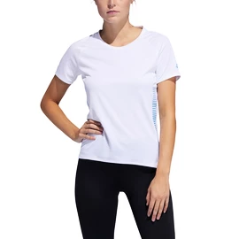 Dames T-shirt adidas 25/7 Rise Up N Run Parley white