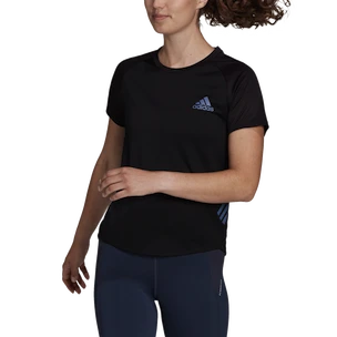 Dames T-shirt adidas  Adizero Tee Black