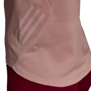 Dames T-shirt adidas  Adizero Tee Wonder Mauve