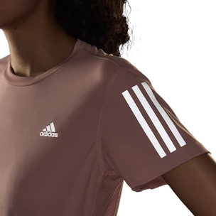 Dames T-shirt adidas Bezit de vlucht Tee Wonder Mauve XS