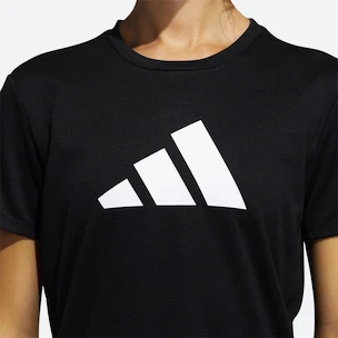 Dames T-shirt adidas  Bos Logo Tee Black/White