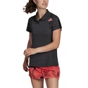 Dames T-shirt adidas  Club Graphic Polo Grey