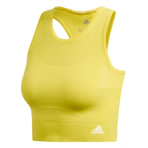 Dames T-shirt adidas  Primeknit Crop