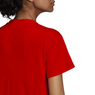 Dames T-shirt adidas  Short Sleeve Tee Vivid Red