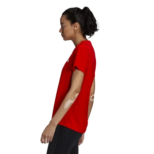 Dames T-shirt adidas  Short Sleeve Tee Vivid Red