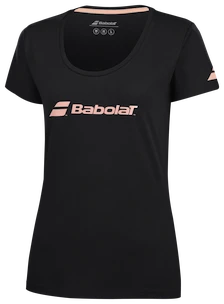 Dames T-shirt Babolat  Exercise Babolat Tee Women Black