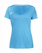 Dames T-shirt Babolat  Play Cap Sleeve Top Women Cyan Blue S