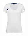 Dames T-shirt Babolat  Play Cap Sleeve Top Women White/White