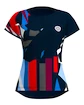 Dames T-shirt BIDI BADU  New York 2024 Capsleeve Dark Blue/Red M