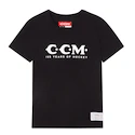 Dames T-shirt CCM 125 Anniversary SS Tee Black XS