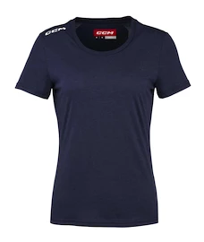 Dames T-shirt CCM Crew Neck SS TEE True Navy