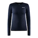 Dames T-shirt Craft Core Dry Active Comfort LS Navy Blue