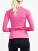 Dames T-shirt Craft Core Dry Active Comfort LS Pink
