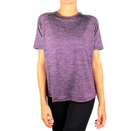 Dames T-shirt Endurance Athlecia Pasew Melange Seamless Tee Purple