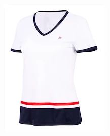 Dames T-shirt Fila T-Shirt Elisabeth White/Navy