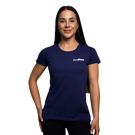 Dames T-shirt GymBeam Basic Navy Blue