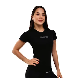 Dames T-shirt GymBeam FIT Black