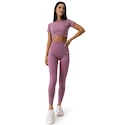 Dames T-shirt GymBeam  FLO CropTop Violet